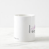 Tasse de café audacieuse vivante (Centre)