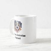 Tasse de café australienne de chien de berger (Devant gauche)