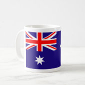 Tasse de café australienne de drapeau (Devant gauche)
