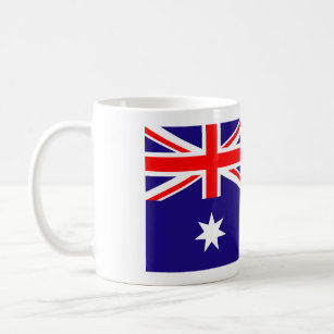 Tasse de café australienne de drapeau
