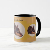 Tasse de café australienne de sonnerie de Kelpie (Devant droit)