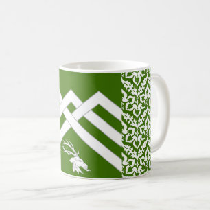 Tasse de café avec badge de la population du canto