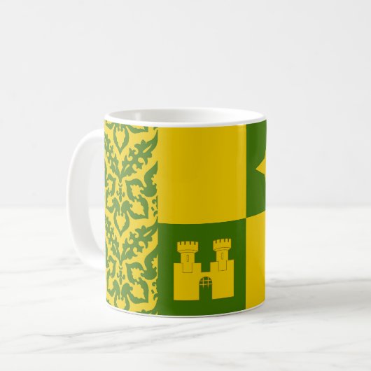 Tasse de café avec badge de la population du canto (Devant gauche)