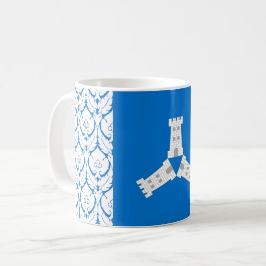 Tasse de café avec badge de la population du canto (Devant gauche)