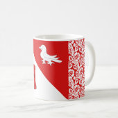 Tasse de café avec badge de la population du canto (Devant droit)
