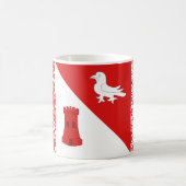 Tasse de café avec badge de la population du canto (Centre)