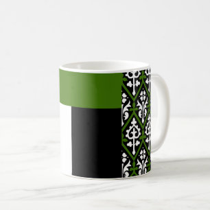 Tasse de café avec badge de la population du Shire