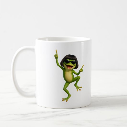Tasse de café avec cadeau de mème de coupe de chev (Gauche)