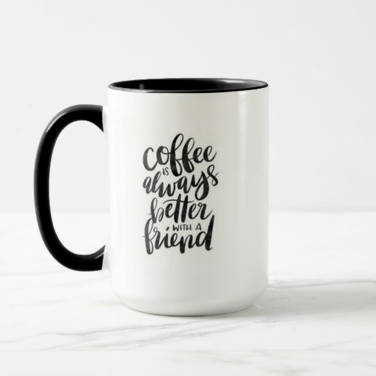 Tasse de café avec citation (Gauche)