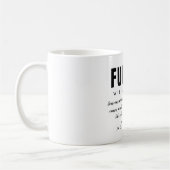 Tasse de café avec citation de Fun Oncle (Gauche)