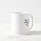 Tasse de café avec citation de Jane Austen sur la (Devant droit)