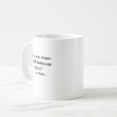 Tasse de café avec citation de Jane Austen sur la (Devant gauche)