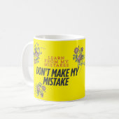 Tasse de café avec citation de motivation pour la (Devant gauche)
