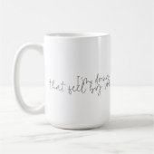 Tasse de café avec citation drôle de café (Gauche)