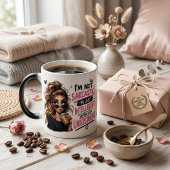 Tasse de café avec citation drôle et sarcastique d