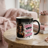 Tasse de café avec citation drôle et sarcastique d