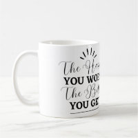Tasse de café avec citation motivante