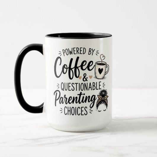 Tasse de café avec citation parentale  (Gauche)