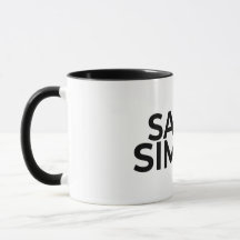 Tasse de café avec citation zen minimaliste « Dite