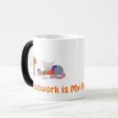 Tasse de café avec des animaux familiers de (Devant gauche)