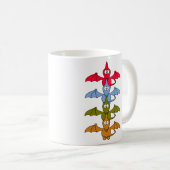 Tasse de café avec dessin animé de Ptérodactyle Ju (Devant droit)