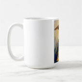 Tasse de café avec EAGLE DÉFENDANT LA LIBERTÉ (Gauche)