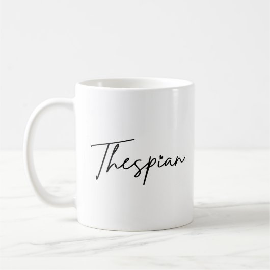 Tasse de café avec écriture noire erreur typograph (Gauche)