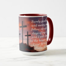 Tasse de café avec Écriture personnalisée Psaume 2