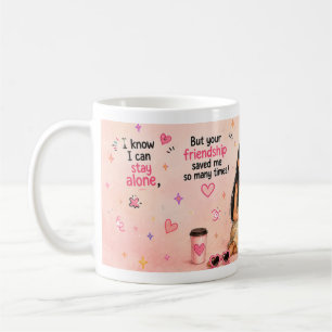 Tasse de café avec emballage pour la meilleure ami