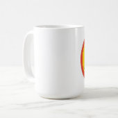 Tasse de café avec Euro Panneau Interdit de Grimpe (Devant gauche)