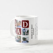 Tasse de café avec grille de photos multiples mode (Devant gauche)