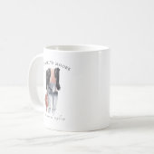 Tasse de café avec illustration de mode à l'aquare (Devant gauche)