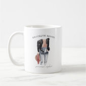 Tasse de café avec illustration de mode à l'aquare (Gauche)