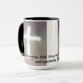 tasse de café avec la citation inspirée (Devant gauche)