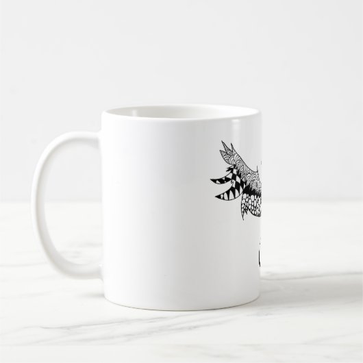 Tasse de café avec la conception de Phoenix (Gauche)