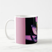 tasse de café avec la fleur rose (Gauche)