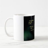 Tasse de café avec l'abeille et le scripture. de (Gauche)