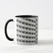 Tasse de café avec l'architecture moderne (Gauche)