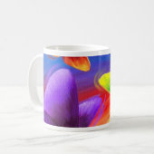Tasse de café avec l'art de peinture de papillon - (Devant gauche)
