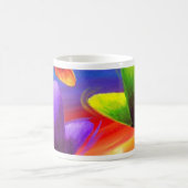 Tasse de café avec l'art de peinture de papillon - (Centre)