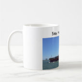 Tasse de café avec le bateau indiquant le séjour (Gauche)