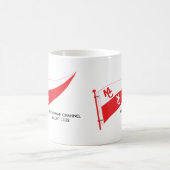 Tasse de café avec le double burgee (Centre)