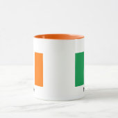 Tasse de café avec le drapeau de l'Irlande (Centre)
