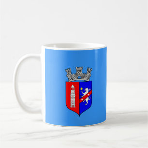 Tasse de café avec le drapeau de Tirana, Albanie