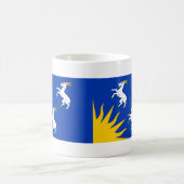 Tasse de café avec le drapeau du comté de Merionet (Centre)
