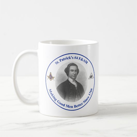 Tasse de café avec le logo de la St. Patrick #4 su (Gauche)