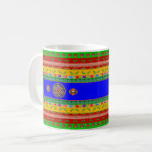 Tasse de café avec le nom - inspiré par art de (Devant gauche)