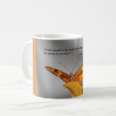 tasse de café avec le papillon (Devant gauche)