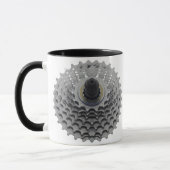 Tasse de café avec le pignon de vélo (Gauche)