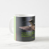 tasse de café avec le repos de colibri… (Devant gauche)